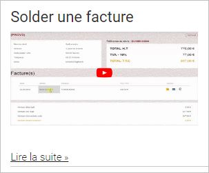 Solder la facture