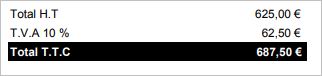 Montant TTC