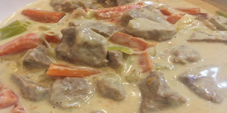 Blanquette de veau maison à emporter sur chantier